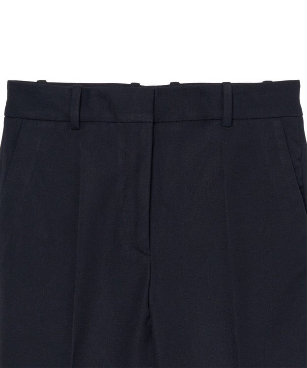 JOSEPH 【FOUNDATIONS】ギャバジンストレッチ　フィットフレアートラウザーズ Navy