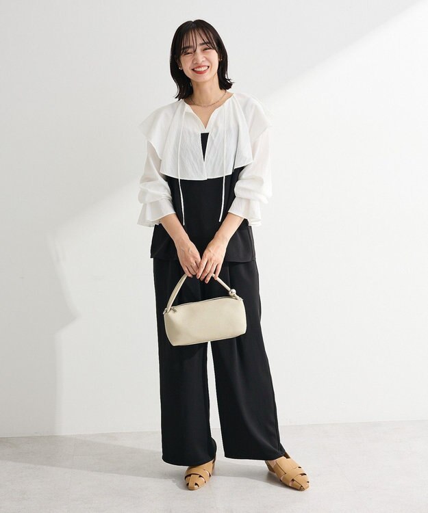 Green Parks レイヤー風　サロペット Black