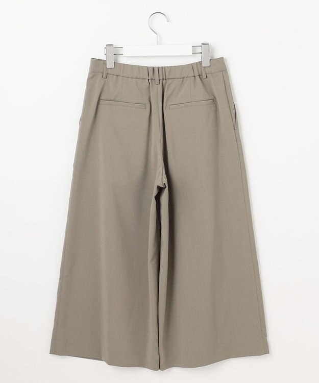 J.PRESS LADIES 【洗える】GORIAN TWILL クロップド パンツ モカカーキ系