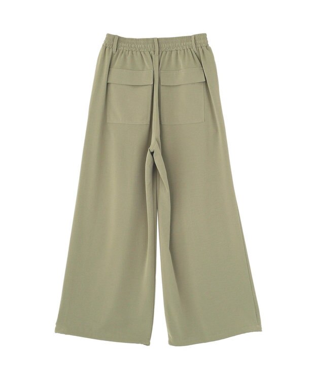 Green Parks サテンコクーンパンツ Khaki