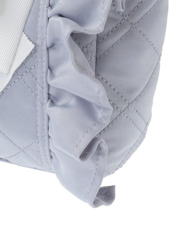 Maison de FLEUR ローズ2Wayキルティングミニトートバッグ Grayish Blue