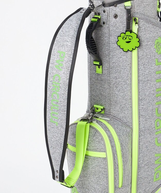 PW CIRCULUS 【25秋冬 新色追加！】【UNISEX】デタッチャブル キャディバッグ　取っ手付ポーチ・シューズケース付  ゴルフ グレー系