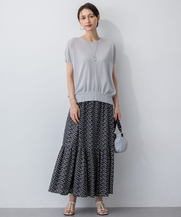 23区 【WEB限定】グラスホルダー ネックレス シルバー系