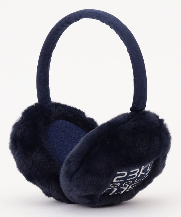 23区GOLF 【WOMEN】【防寒 】フェイクファー イヤーマフ ネイビー系