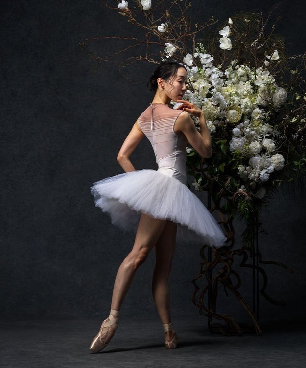 Chacott ハイネックレオタード ホワイト