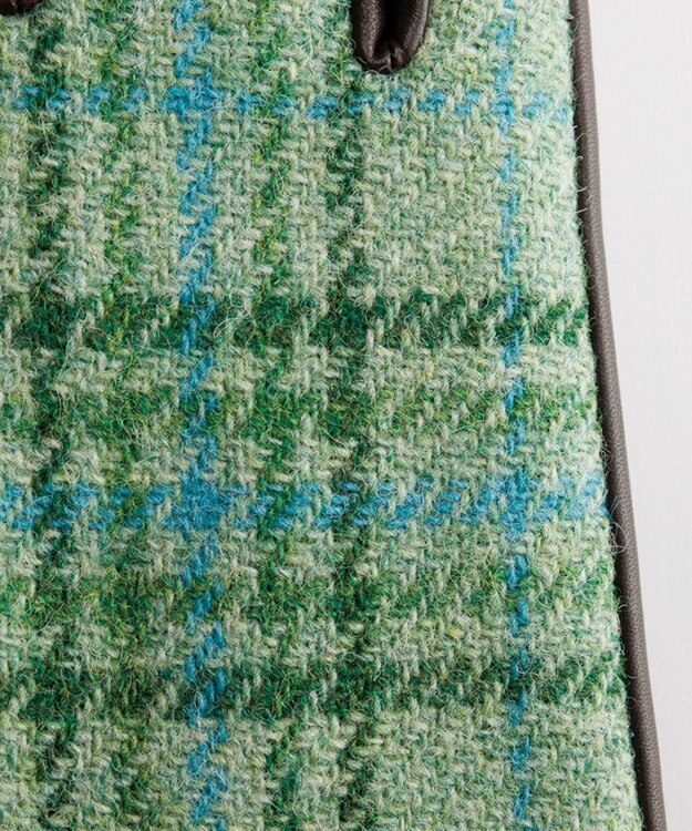ORuKuBET Harris Tweed グローブ(WOMEN)【日本製・保湿成分/スクワラン加工・ 抗菌機能・タッチパネル対応】 ライトグリーン3
