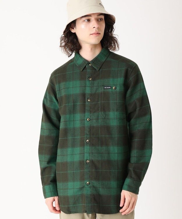 Columbia Columbia/ ピッチストーンヘビーウエイトフランネルIIシャツ /コロンビア Greenscape Macro Buffalo Tartan