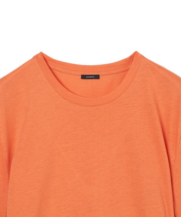 JOSEPH 【洗える】コットンシルク　ジャージーティーシャツ Sun down