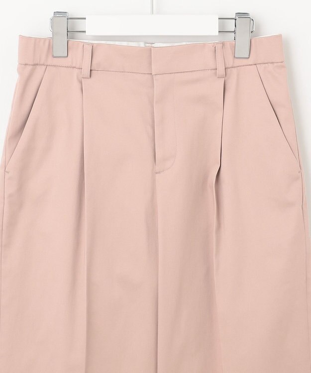 自由区 【XSサイズ~/接触冷感・吸湿・速乾】COOLMAX ワイドパンツ ピンク系