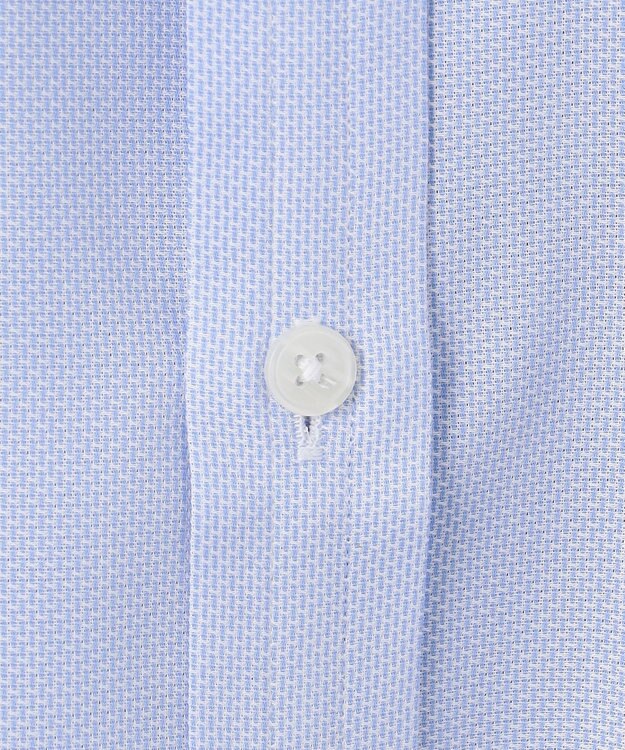 GOTAIRIKU 春夏向け【形態安定】SUMMERPREMIUMPLEATS_ボタンダウンカラー 半袖ドレスシャツ(25年モデル) サックスブルー系