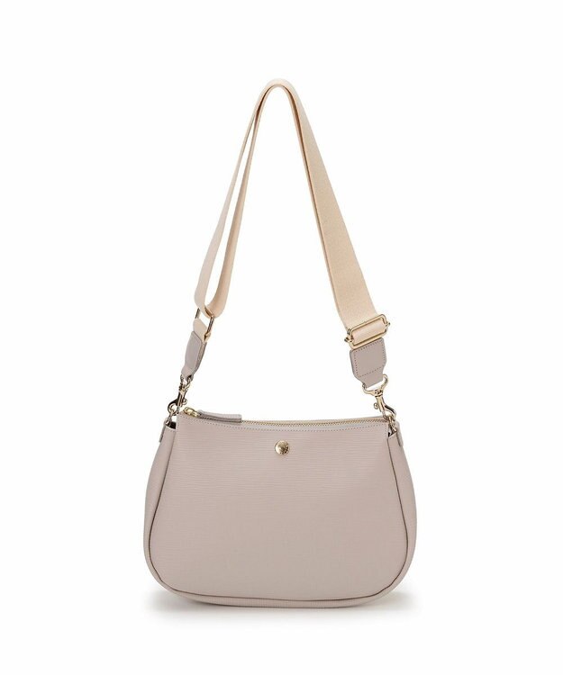 TOPKAPI 【Breath TOPKAPI】RIPPLE リプル ラウンド ショルダーバッグ サンドグレー