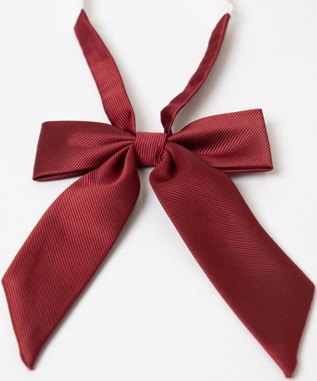 WEGO 【SCHOOLITEM】セミロングスクールリボン レッド