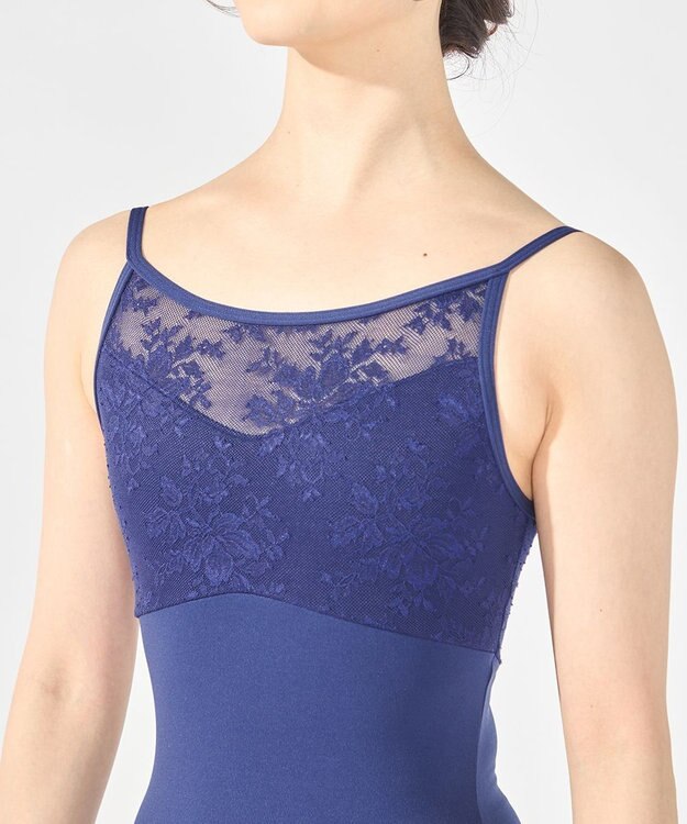 Chacott キャミソールレオタード ネイビー