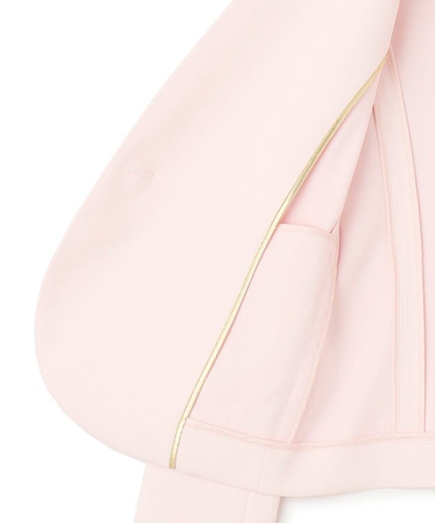 BEIGE， 【L-size】LUIZA / ノーカラージャケット Cherry Pink