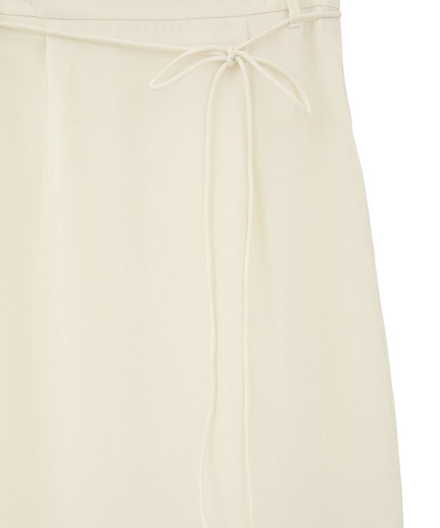 CRAFT STANDARD BOUTIQUE ダルサテンIラインスカート Ivory