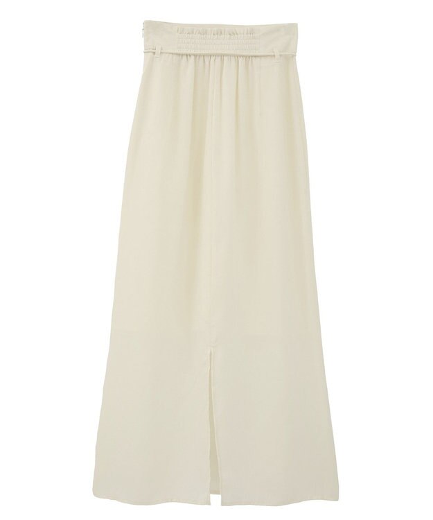 CRAFT STANDARD BOUTIQUE ダルサテンIラインスカート Ivory