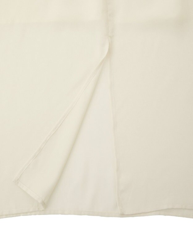 CRAFT STANDARD BOUTIQUE ダルサテンIラインスカート Ivory