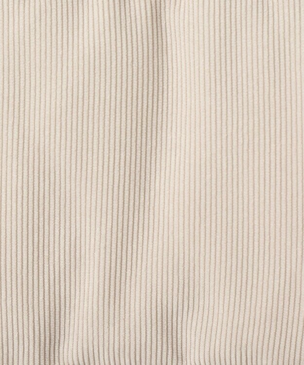 WEGO コーデュロイパデッドブルゾン ライトベージュ