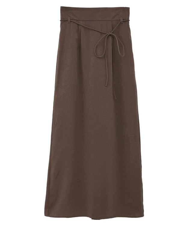 CRAFT STANDARD BOUTIQUE ダルサテンIラインスカート Brown