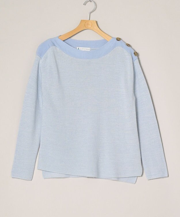 ONWARD Reuse Park 【組曲】ニット春夏 ブルー