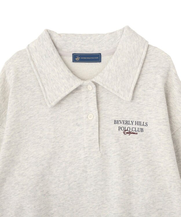AMERICAN HOLIC 【BEVERLY HILLS POLO CLUB】裏毛ポロスウェット Oatmeal