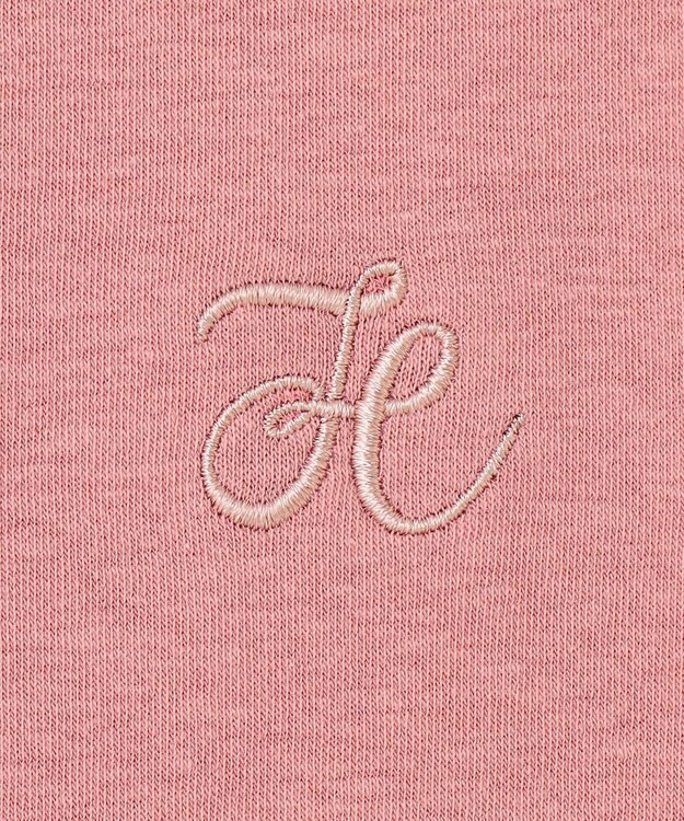 Feroux アイコン刺繍 ダンボール パーカー ピンク系