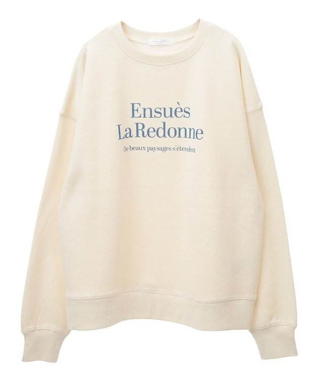 Green Parks 裏起毛アソートロゴプルオーバー Ecru