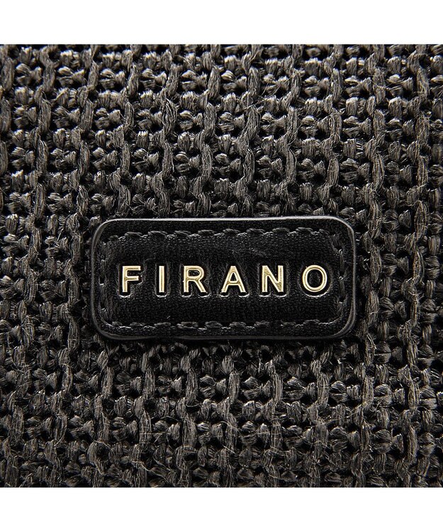 MioFIRANO ガーターステッチバンブーハンドルバッグ 2WAY　FIRANO フィラノ BLACK