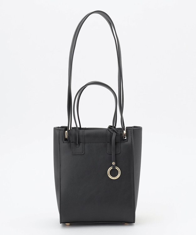 組曲 2WAYハンドルスクエアショルダー バッグ Mini ブラック系