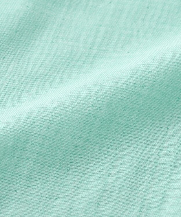 MIKI HOUSE HOT BISCUITS 【80-120cm】二重織ガーゼ素材 パーカ アイスグリーン