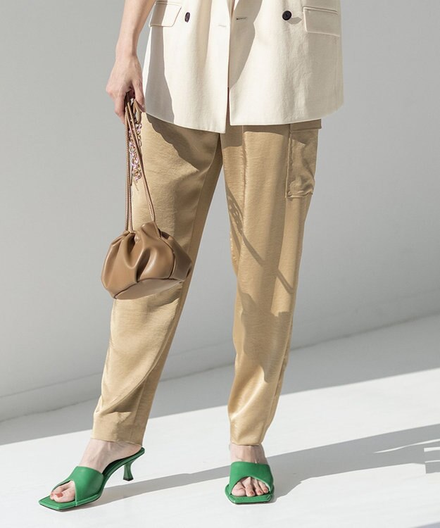 ICB 【WEB限定カラーあり・洗える】Calm カーゴパンツ サンドベージュ系