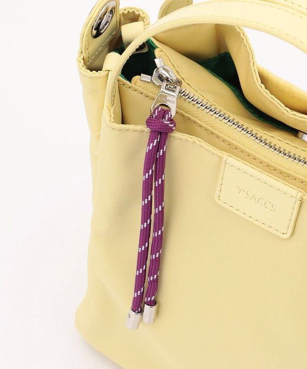 Y'SACCS 【大人のおしゃれ手帖10月号掲載】市川実和子×Y'SACCS　ナイロンすっきりミニマムトート イエロー系その他