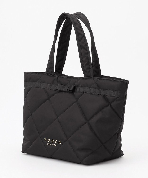 TOCCA 【キャンセル分販売中！】30th Anniversary MY PRECIOUS CUSTOMIZED BAG カスタマイズバッグ ブラックキルト×細リボン×ショートショルダー