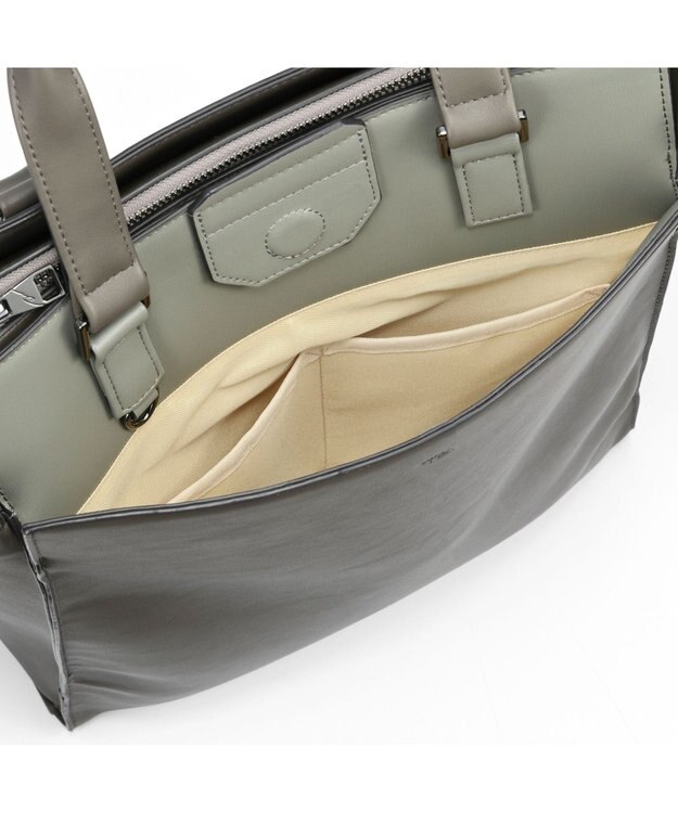 ACE BAGS & LUGGAGE W&.Day/Night リリ バーチカルトート A4サイズ 13.3インチPC 15176 ダブルアンドデイナイト チャコール