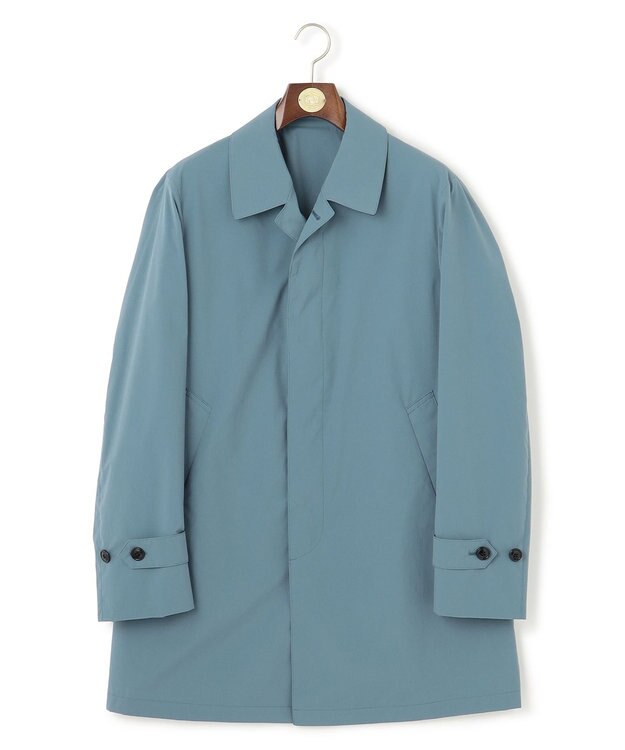 J.PRESS MEN 【驚きの軽さ / オンオフ兼用】【ストレッチ性 / 撥水機能 / 手洗い可】テクニカルライトポプリン カーコート サックスブルー系