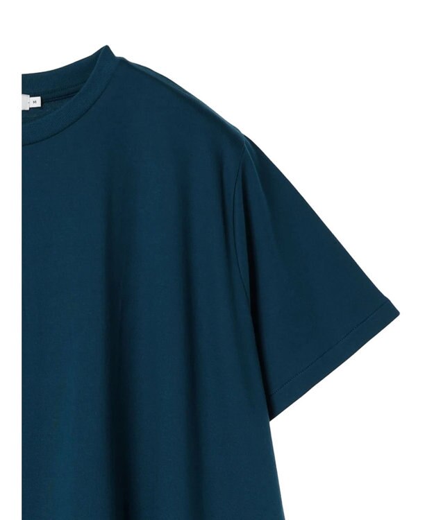 AMERICAN HOLIC キレイｃｏｔｔｏｎ切替ヘムカットチュニック Blue Green