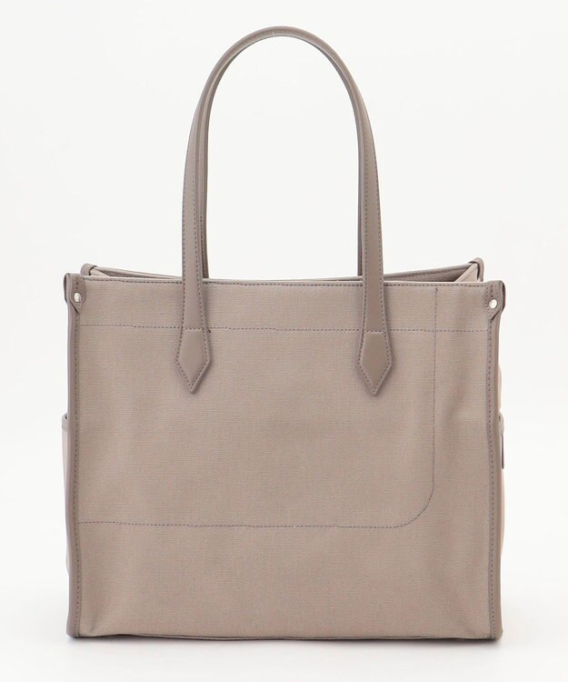 Y'SACCS バインダーキャンバスA4トートバッグ グレージュ