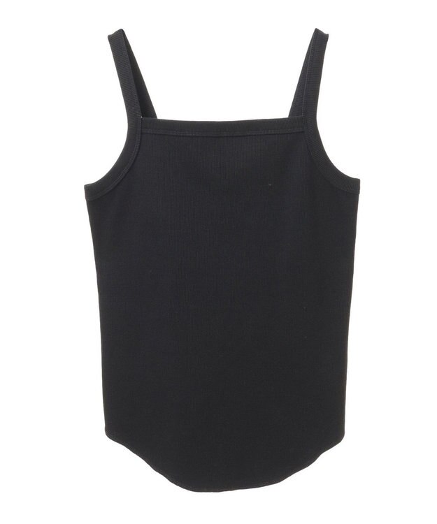 AMERICAN HOLIC 抗菌防臭テレコキャミソール Black