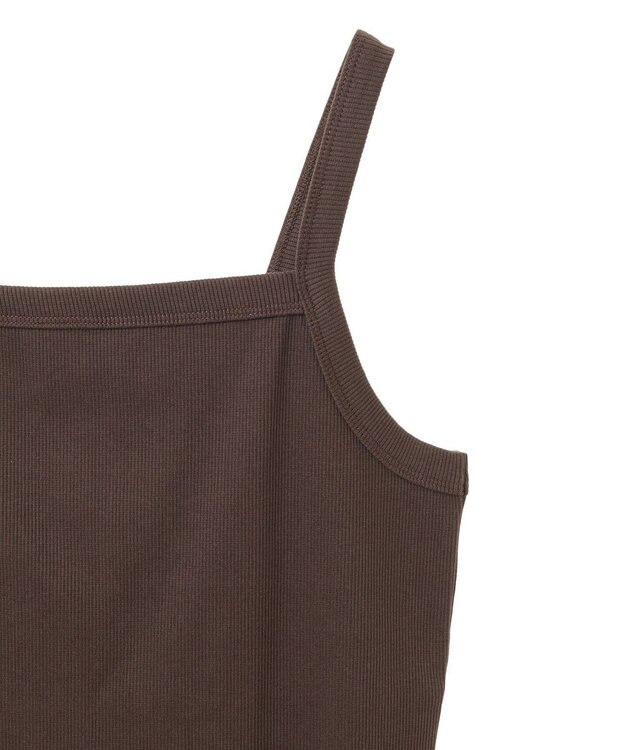 AMERICAN HOLIC 抗菌防臭テレコキャミソール Brown