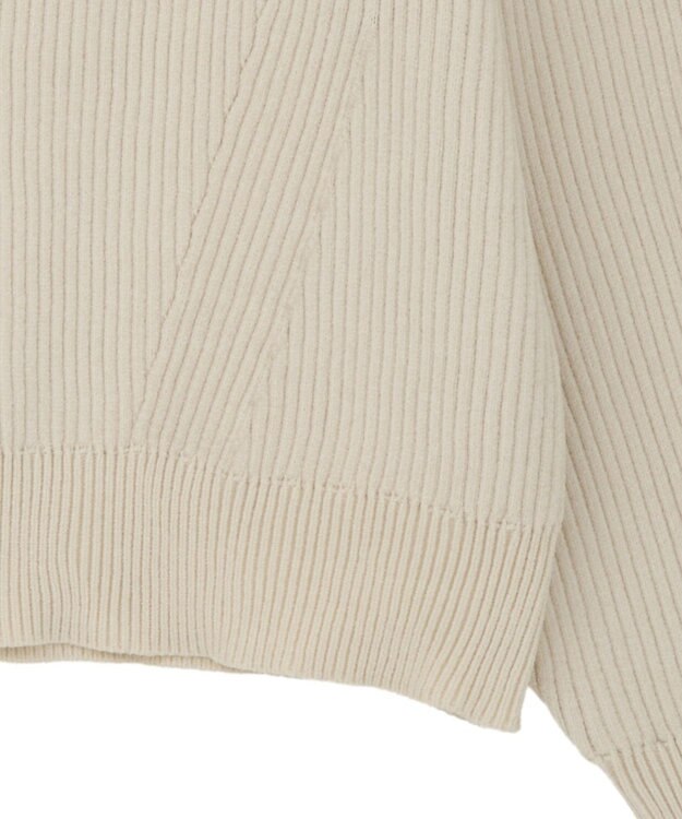 CRAFT STANDARD BOUTIQUE ミニモールハーフジップニットプルオーバー Off White