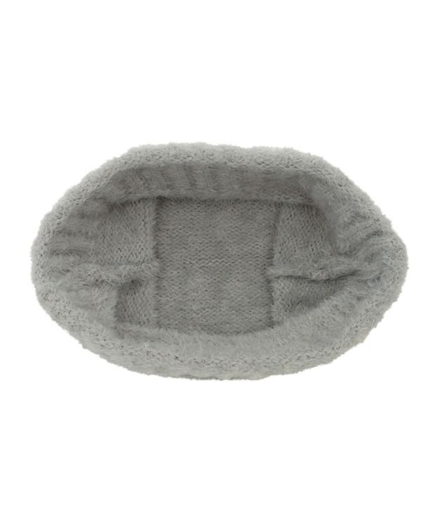 MOONBAT PAUL&JOE ACCESSOIRES(ポール&ジョー)ネコミミ シャギー ニット帽 ライトグレー