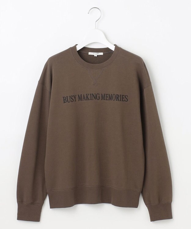 23区 L 【SLOW/一部店舗限定】ハイゲージテリー スウェット モカxブラック