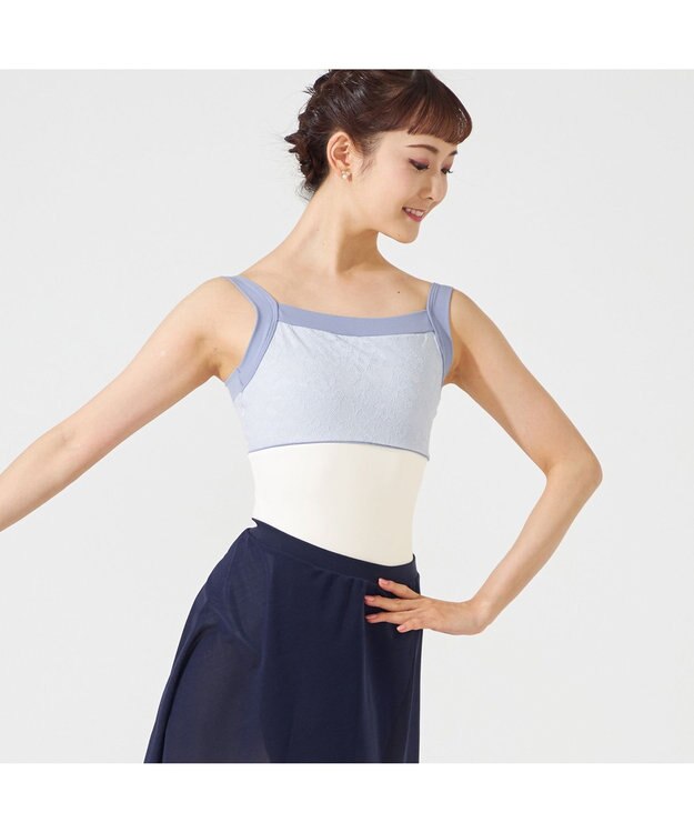 Chacott ノースリーブレオタード オフホワイト