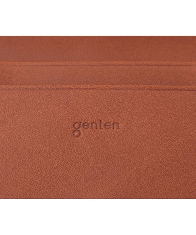 genten スマートウォレットⅡ 名刺入れ チャ