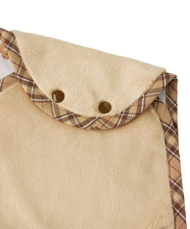 MIKI HOUSE HOT BISCUITS 【ミキハウス】 ミキハウスベア スリーパー ベージュ