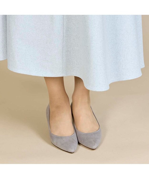 ing <Pitti>ポインテッドパンプス グレースエード