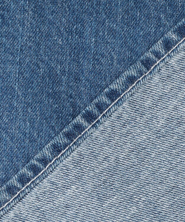 J.PRESS LADIES コットンリネン 7oz デニム シャツ ユーズド系