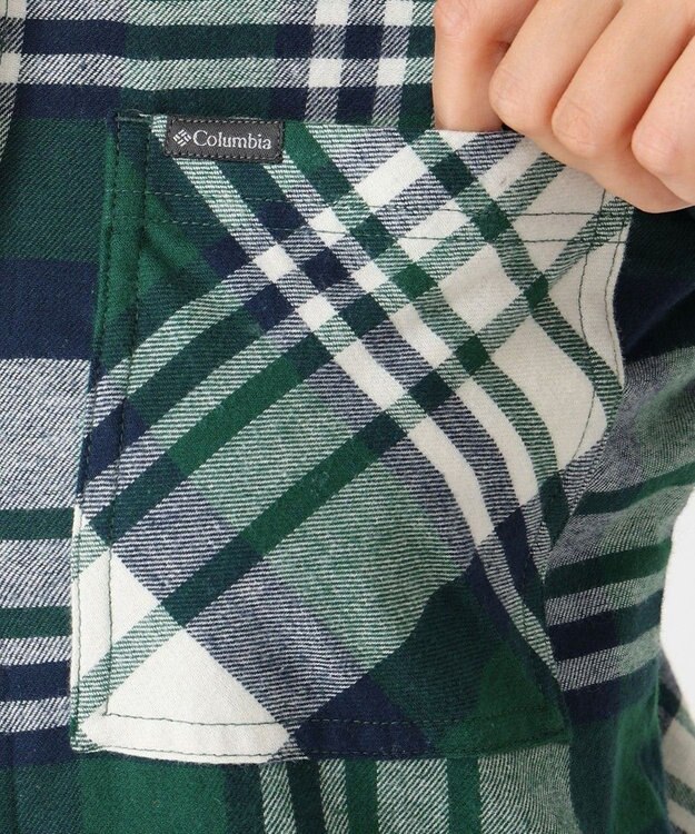 Columbia Columbia/ ウィメンズキャリコベイシンフランネルロングスリーブシャツ /コロンビア Rain Forest Multiplaid