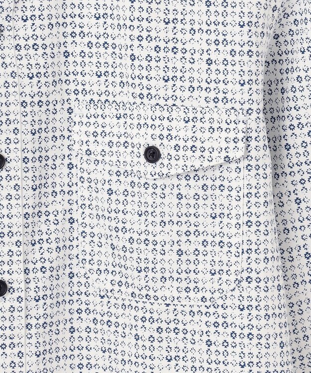 JOSEPH ABBOUD 【サスティナブル素材】テンセルプリント シャツ ホワイト系5