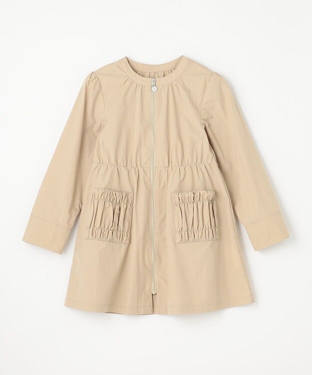 組曲 KIDS 【110-140㎝】ナチュラル スプリングコート ベージュ系